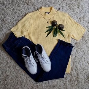 High Neck Yellow Laura Scott Top